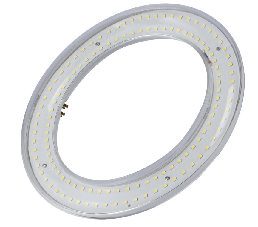 (image for) 16 Watt g10q-4 pin T9 circular fluorescent tube led replacement, LED 12" ring tube fluorescent relacement, 300mm ring 30mm T9 tube G10Q 4 pins base