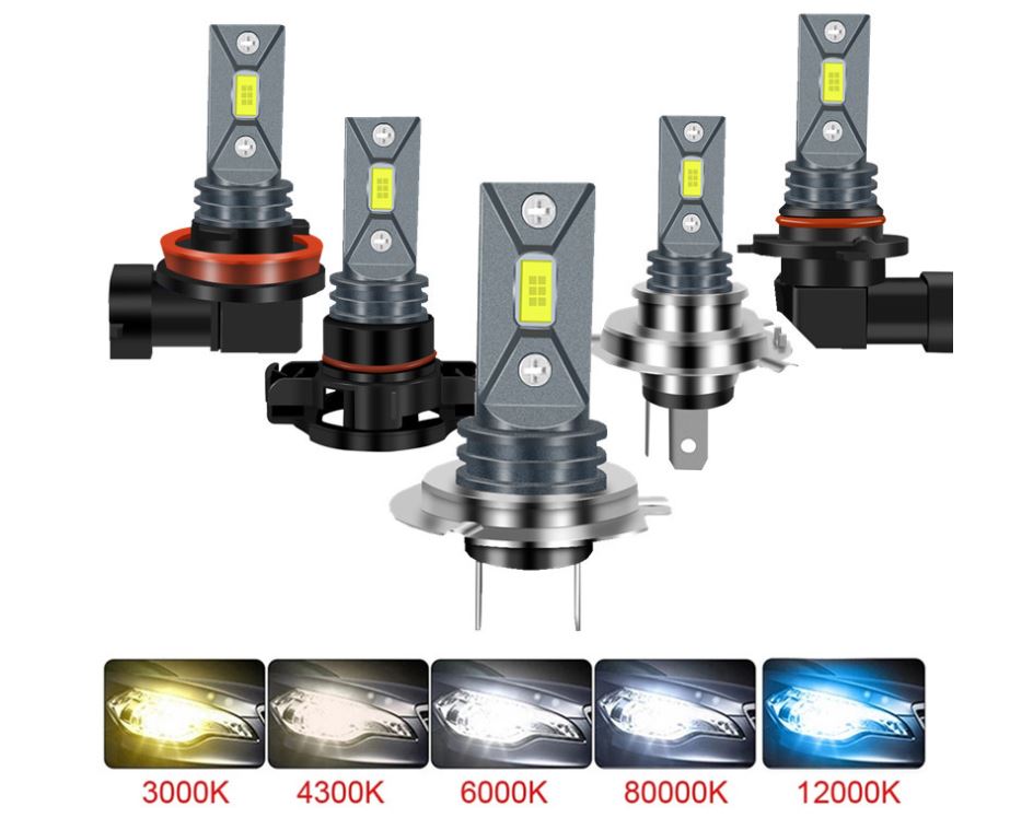 (image for) H4 head lamp, h11 fog light bulb, h7 led fog lights, h7 led bulb replacement, h11 led fog lights yellow 12V 24V 2000 Lumens