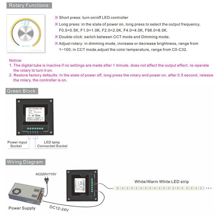 (image for) LED CT controller panel wall mounted Perfect for Photographing - Click Image to Close