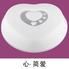 (image for) 24 Watt 14" heart Flush mounts Ceiling led Indoor Light Fixture - Click Image to Close