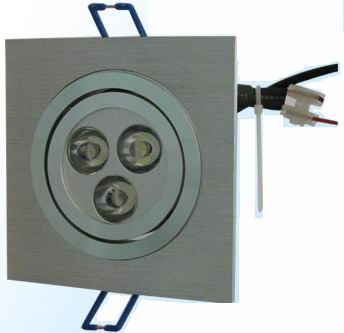 (image for) LED downlight 3x1W with Aluminum Fixture