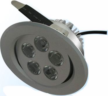 (image for) LED downlight 5x1W with Aluminum Fixture