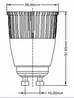 (image for) MR11 GU10 base Mini GU10 LED Bulb (GU11 LED bulb) 3w 85~265v