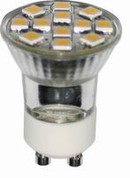 (image for) Mini GU10 LED Bulb (GU11 LED bulb) 2.4W, 230V warm white