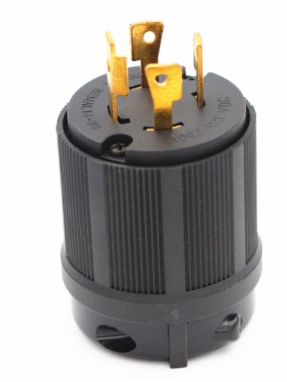 (image for) NEMA Plugs Industrial grade L19-30P locking devices 277/480V/AC - Click Image to Close