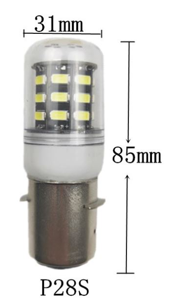 (image for) 4W shatter-proof shock-proof Marine Navigation Signal Lamp, P28S LED bulb, P28s navigation lamp, navigation lamp p28s 24v, P28s led replacement - Click Image to Close