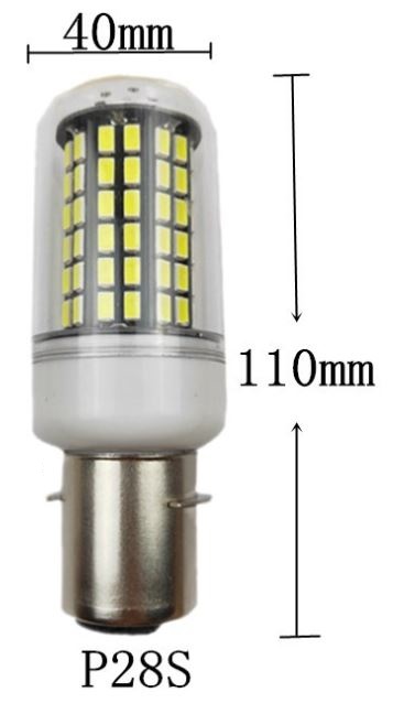 (image for) P28S 16W shatter-proof shock-proof Marine Navigation Signal Lamp, p28s led navigation lamp 24v - Click Image to Close