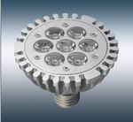 (image for) E27 PAR30 led light bulbs for home use, 7 pcs 1W LEDs - Click Image to Close