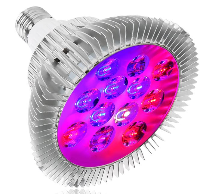 (image for) PAR38 LED grow light spotlight for Indoor Plants and outdoor Gardening, LED full light spectrum plant grow lights