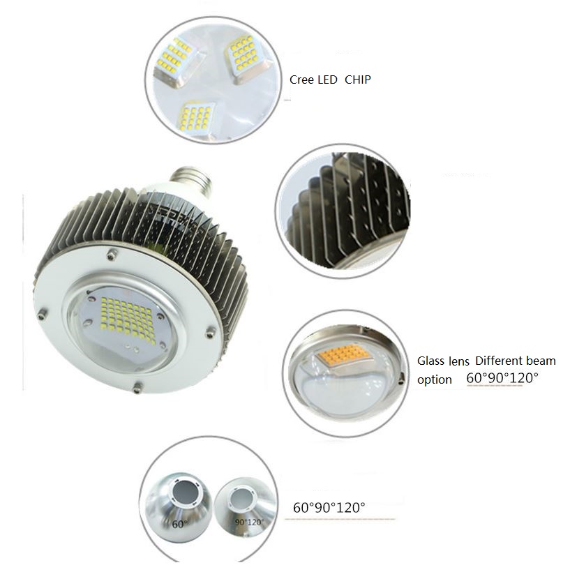 50W Phase dimming LED bulb using Cree LED chip AC100~277V 12-24V