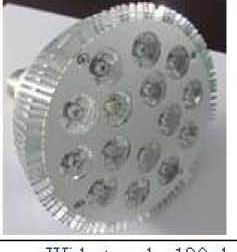 (image for) PAR38, E27, LED plant grow Lights, Using 15 pcs 1 W LED, 85~265V