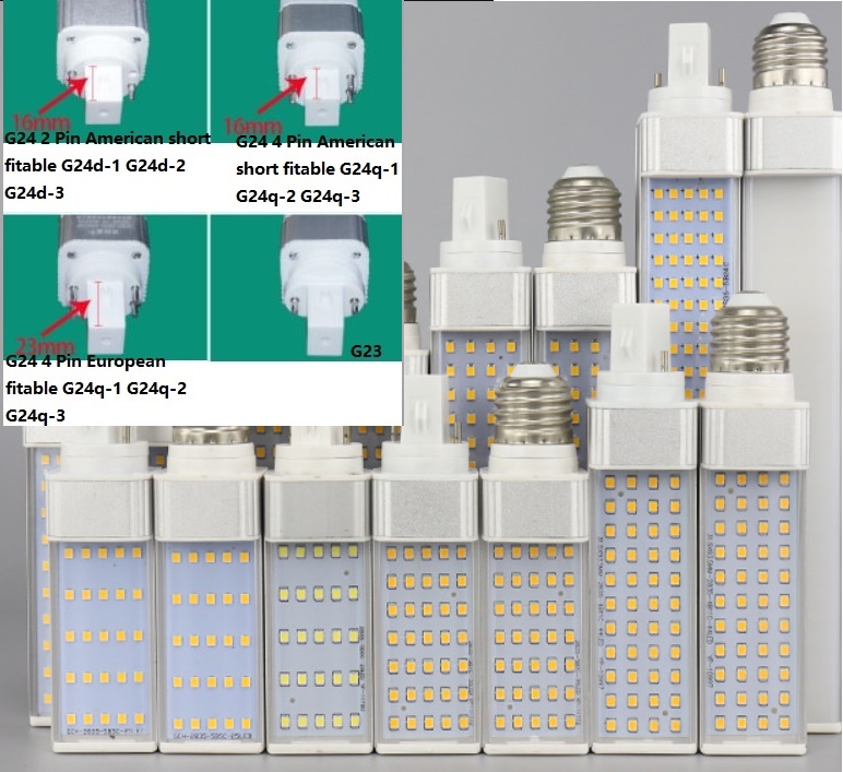 (image for) 5W cfl led replacement E27 G23 G24 led retrofit fluorescent