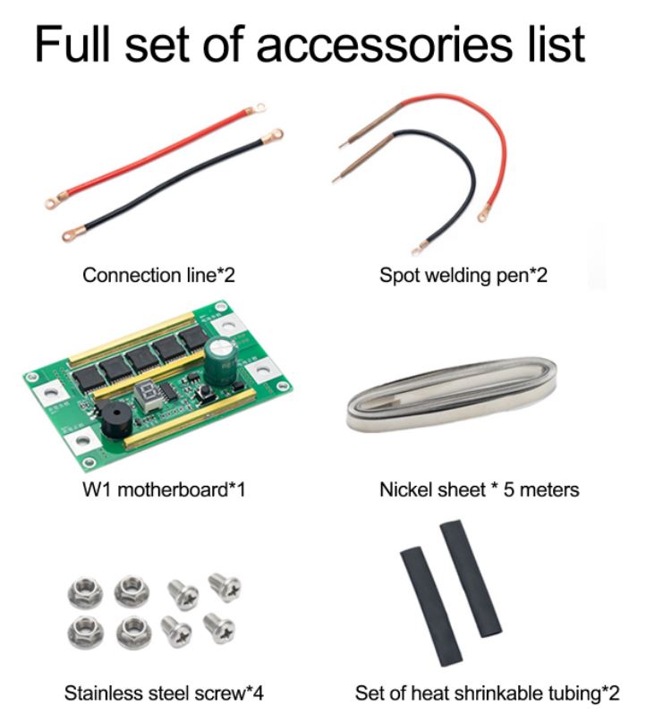 (image for) Mini Spot Welding Machine 8 Gear Adjustable Portable Spot Welder