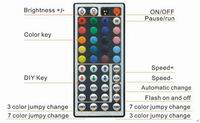RGB color LED light strips infrared remote controller, 44 KEY