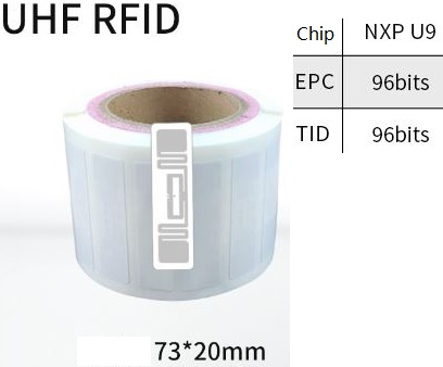 (image for) NXP U9 chip UHF Frequency 915Mhz RFID Labels, RFID Tags