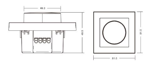 (image for) 300W phase dimmer Best LED dimmer switch No flicker Germany - Click Image to Close