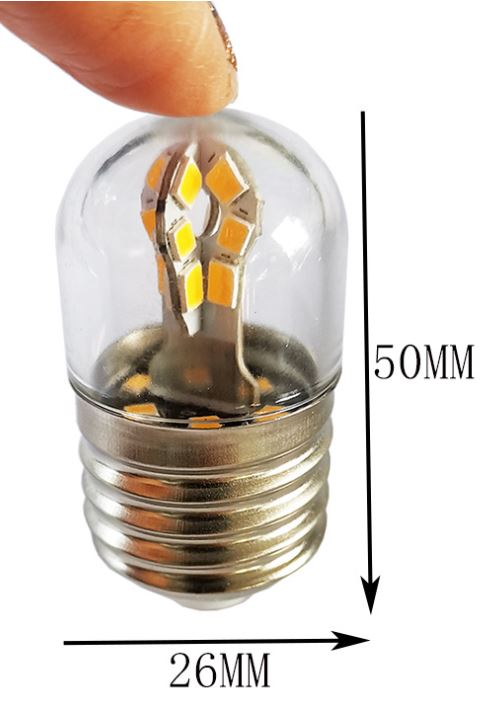 (image for) 3W LED bulb 26mm bulb, B22 E26, E12 E14 B15 E17 base 32 volt marine led lights LED bulb for machine tools 24V 36V, 48V