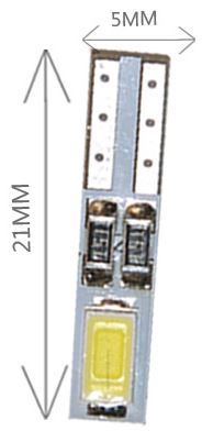 (image for) T5 0.5W LED Bulb for Instrument Gauge Cluster Dash Light - Click Image to Close