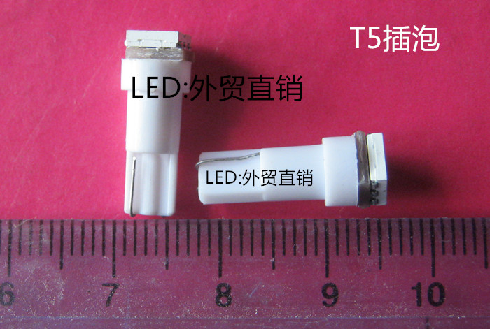 T5 Dash Light LED Instrument Panel bulb 0.2W 12V 24V colorful