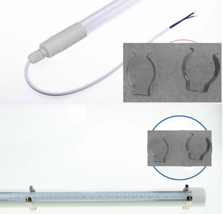 (image for) T8 IP65 waterproof LED tube, 2 FT 9W LED fluorescent replacement AC 110V AC 220V DC 12V 24V 36V fluorescent light led replacement