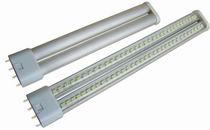 (image for) U Shape, 2 FT, 15 Watt, 2G11-4 base, LED light tubes, Warm white