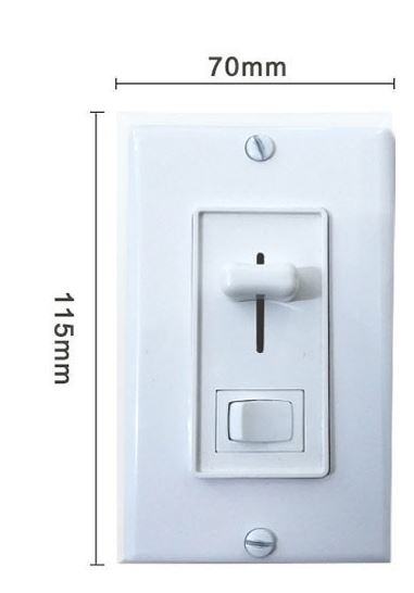 (image for) 15A AC100 277V Multi voltage powerline dimmer switch, 277 volt dimmer switch