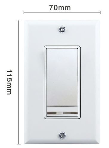 15A 277V Slide TRIAC dimmer wall switch UL cUL LED fixture using