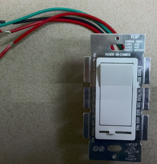 (image for) 15A AC100 277V powerline dimmer switch, Multi voltage dimmer, 277 volt dimmer switch, 277v line voltage dimmer