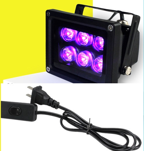 (image for) 6 Watt UV Lamp 365 nm 395 nm for Ultraviolet curing mechine - Click Image to Close