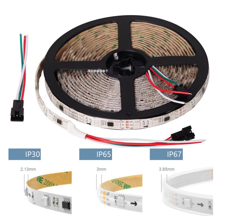 (image for) WS2811 Pixel LED Strip Addressable LED rigid strip 60 leds 12V