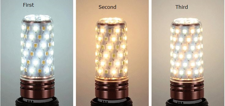 (image for) 16W Color tuning 3000K-4500K-6500k 3 color temperature led bulb - Click Image to Close