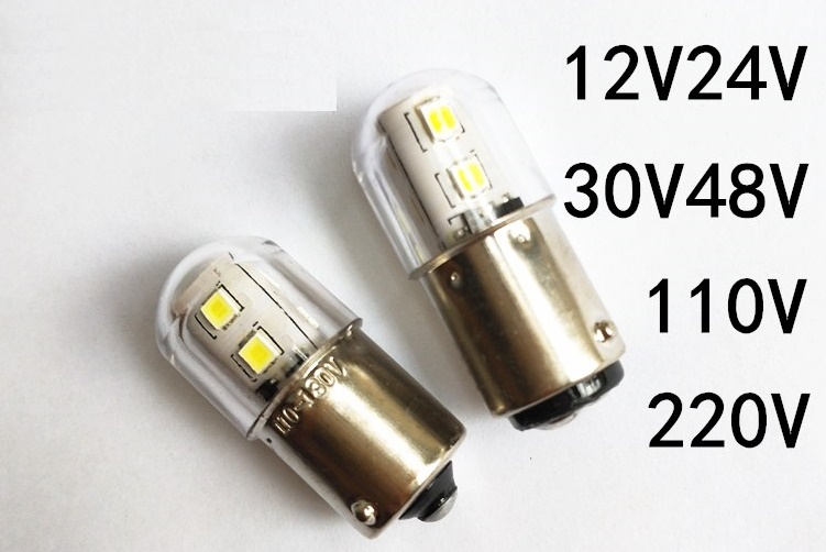 (image for) 5W red, green, yellow, white B15s LED B15d LED instrument Tail Brake LED bulb