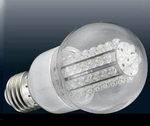 E26, 3W light bulbs led, 60 LEDs, Cool white, AC85~265V