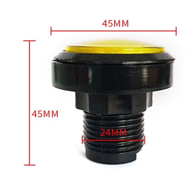 (image for) 45mm Game Push Button led Indicating Arcade Video Micro switch