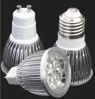 (image for) 6 Watt LED light bulbs, 5 pcs 1W LED, 12V/24V, MR16, GU10, E27