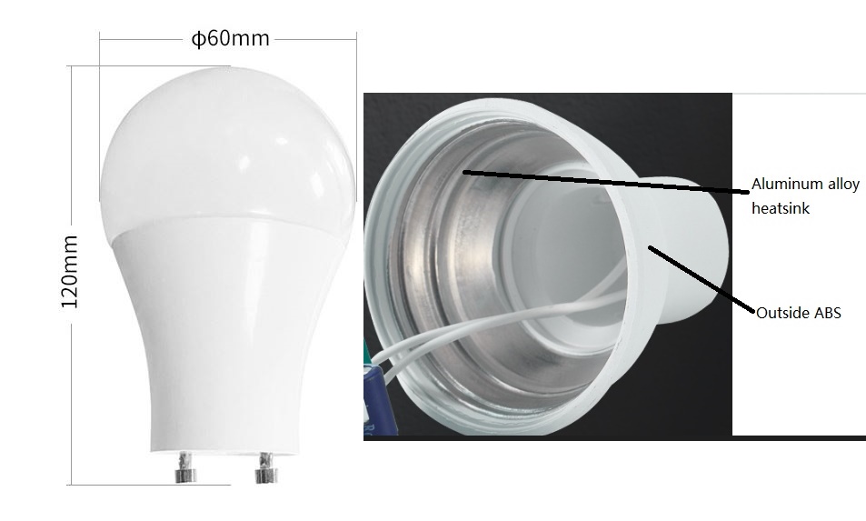(image for) A19 smart light bulb, GU24 smart bulb G24 smart bulb, 9W Smart RGB CCT Tunable dimmable, WiFi & Bluetooth / ZigBee / BLEmesh / Beacon