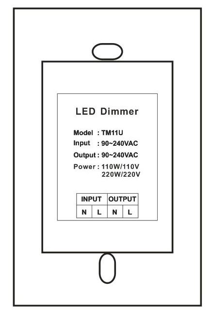 Touch LED bulb dimmer wall switch reverse phase IGBT dimmer