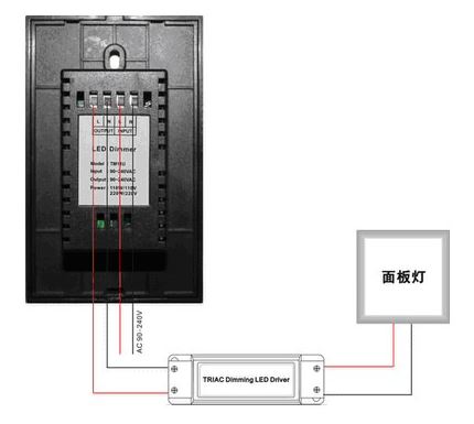 (image for) Touch reverse phase dimmer wall switch MOSFET LED dimmer switch - Click Image to Close