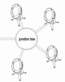 (image for) Junction box for LED Pool Lights, Underwater lights, 2~10 holes