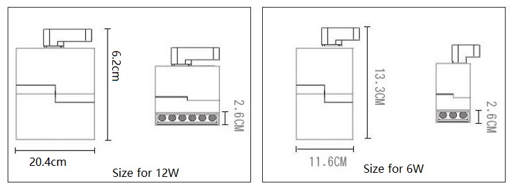 (image for) 6W Cree LED pin spot lights,LED pin spot track lighting