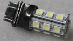 (image for) T25, 3157 LED car bulbs use 18 pcs 5050 SMD LED, 12V, Cool white - Click Image to Close