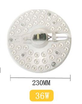 36W 120V temperature tuning 3000K-4000K-6500k 2d led replacement