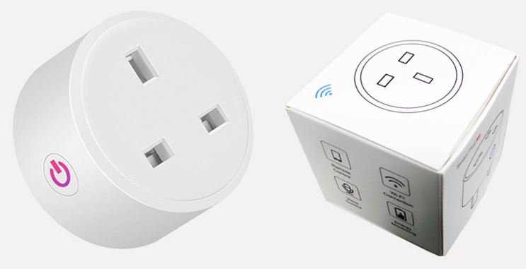 (image for) WiFi Smart U.K. Plug Outlets Work with Alexa Google Assistant - Click Image to Close