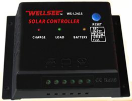 (image for) Solar charging and Load controller, 12V and 24V, 6A/10A/15A